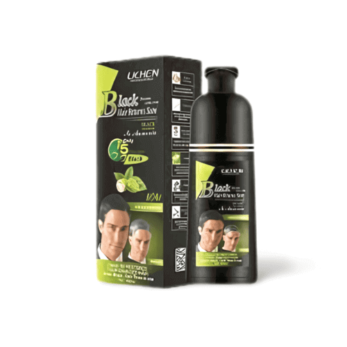 Lichen Black Hair Color Shampoo