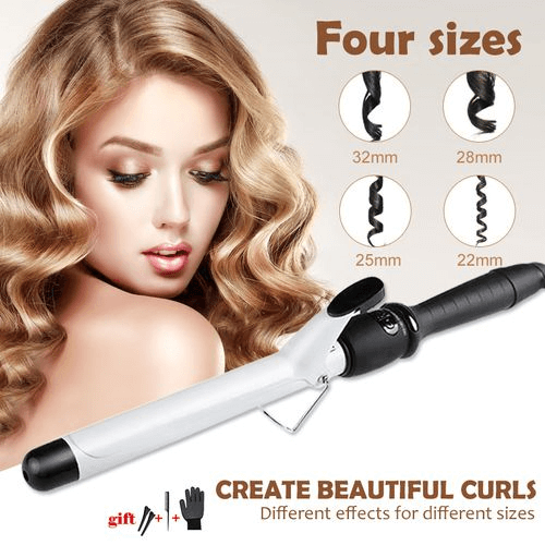 Professional Salon Hair Curling Wand 22mm