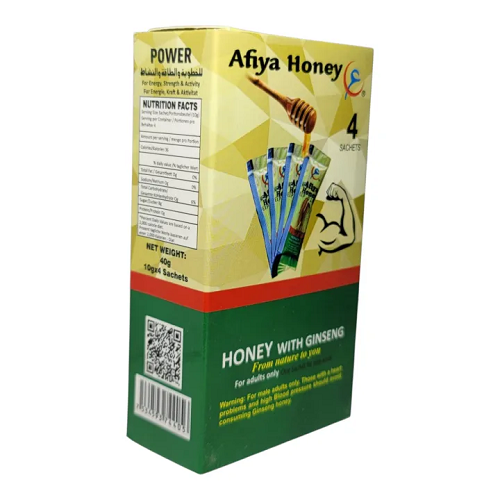 Afiya Honey With Ginseng Sachets